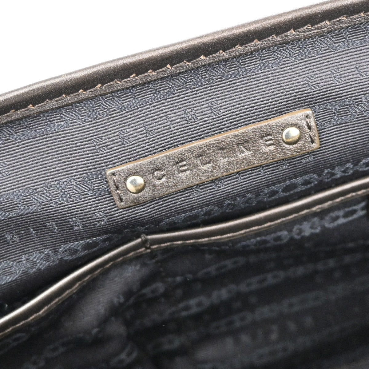 Celine Boogie Satchel Macadam, PINK, CANVAS, Handbag