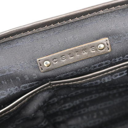 Celine Boogie Satchel Macadam, PINK, CANVAS, Handbag