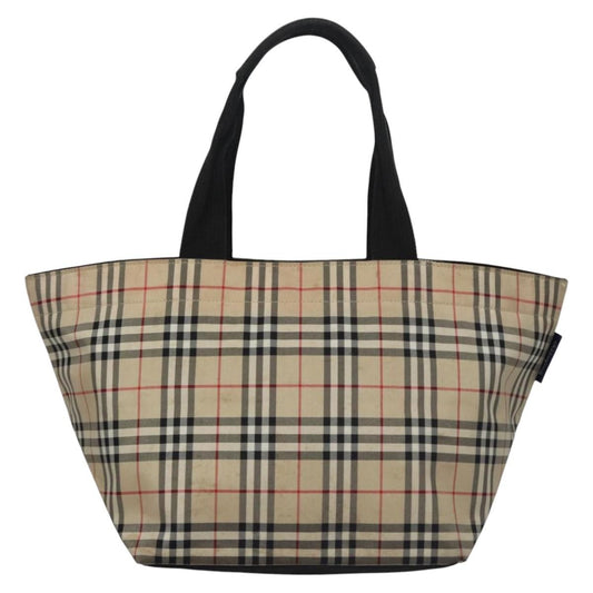 Burberry Nova Check Tote Nylon, BEIGE, NYLON, Tote bag