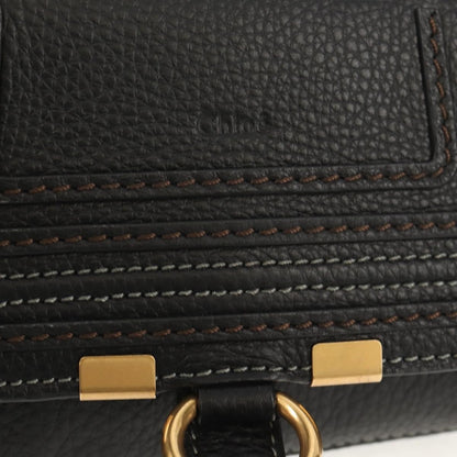 Chloe Marcie Belt Bag Leather, BLACK, LEATHER, Shoulder bag