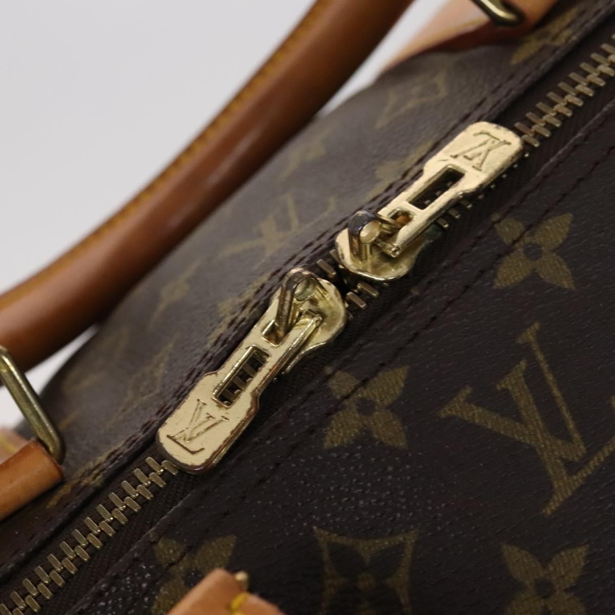 Louis Vuitton Keepall Bag Monogram Canvas, BROWN, CANVAS, Travel bag