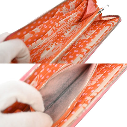 Hermes Azap Zip Around Wallet Silk'in Epsom, PINK, CALFSKIN, Wallets