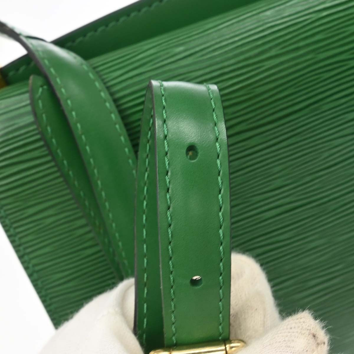 Louis Vuitton Grenelle Shoulder Bag Epi Leather, Green, Leather, Shoulder Bag