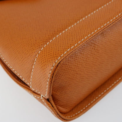 Valentino Garavani Vintage shoulder bag Leather, BROWN, LEATHER, Shoulder bag