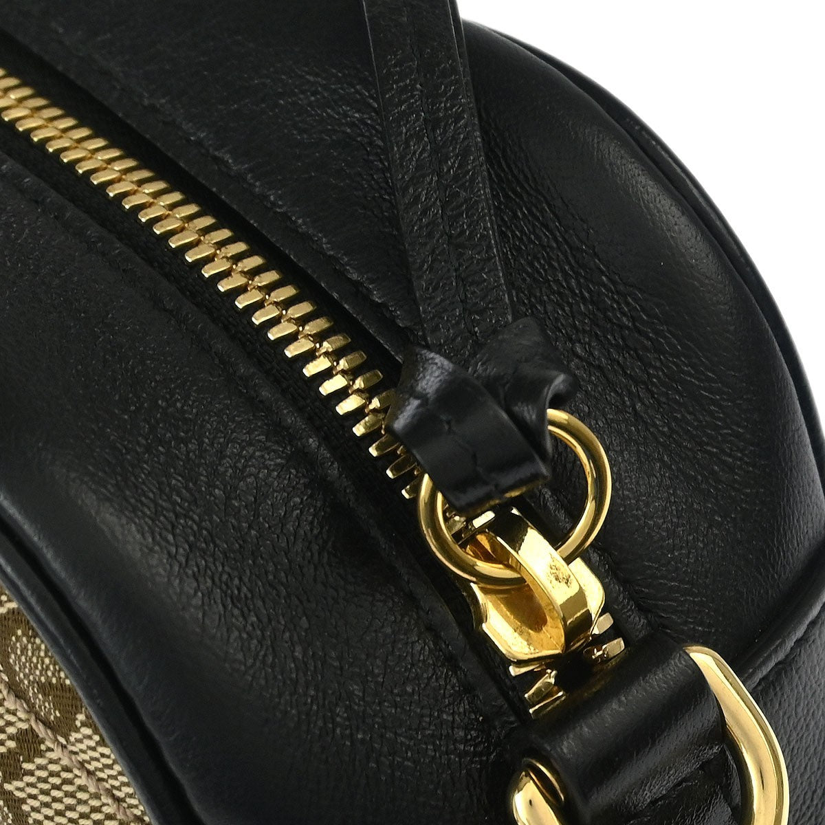 Gucci GG Marmont Shoulder Bag Diagonal Quilted GG Canvas with Leather, BEIGE, CANVAS, Shoulder bag