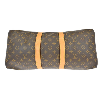 Louis Vuitton Keepall Bag Monogram Canvas, Brown, Canvas, Travel Bag