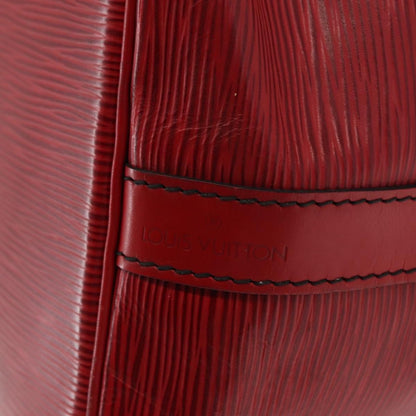 Louis Vuitton Petit Noe Handbag Epi Leather, RED, LEATHER, Shoulder bag