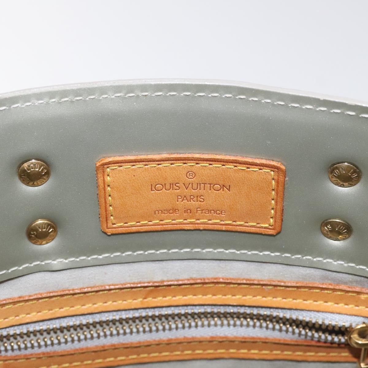 Louis Vuitton Reade Handbag Monogram Vernis, GRAY, PATENT_LEATHER, Handbag