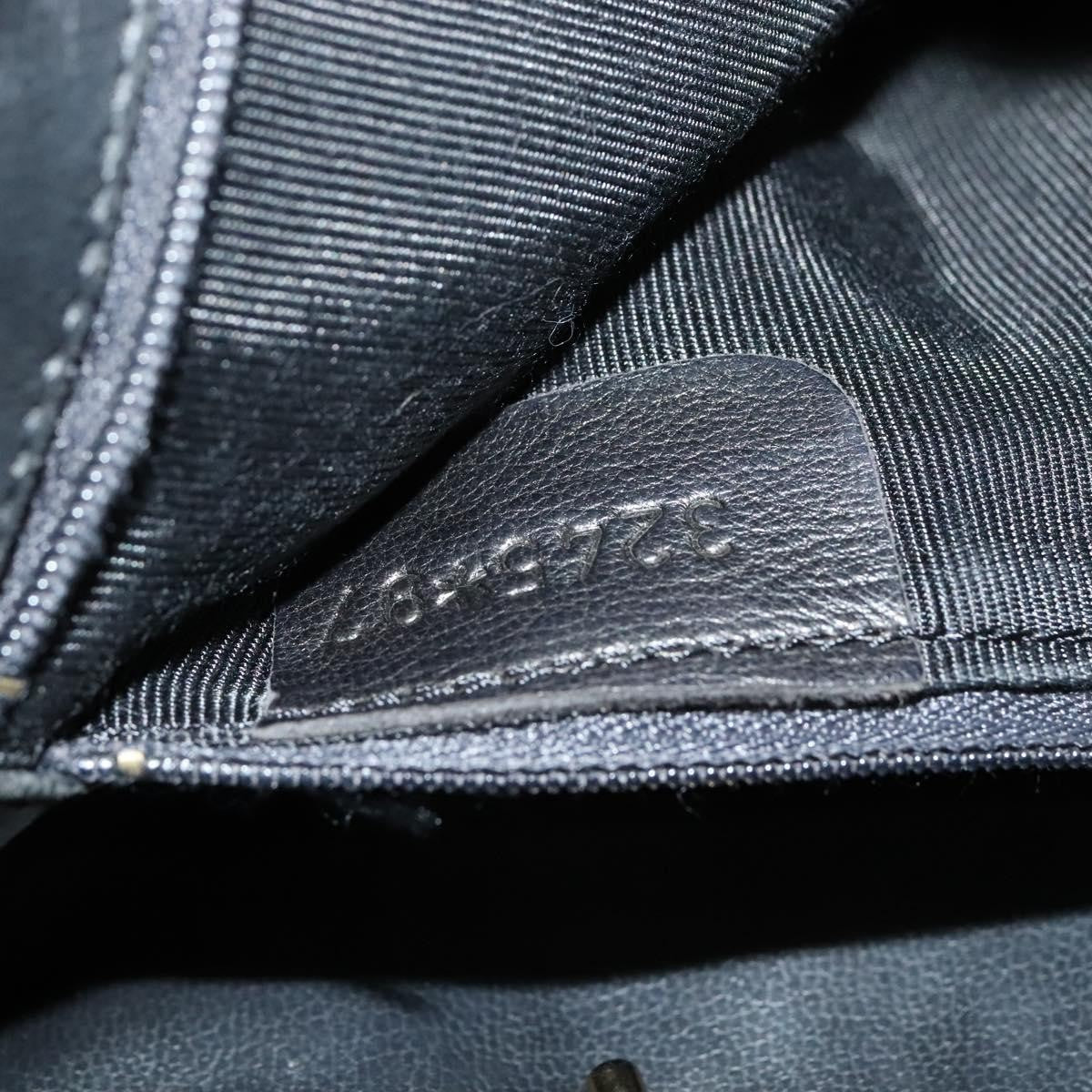 Bally Vintage Chain Shoulder Bag Quilted Leather, BLACK, LEATHER, Shoulder bag