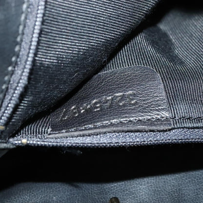 Bally Vintage Chain Shoulder Bag Quilted Leather, BLACK, LEATHER, Shoulder bag