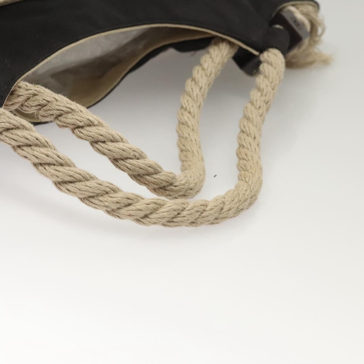 Chanel Camellia Flower Tote Canvas, BLACK, CANVAS, Tote bag