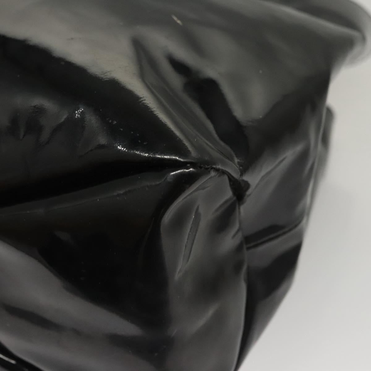 Salvatore Ferragamo Vara Tote Patent Leather, BLACK, PATENT_LEATHER, Tote bag