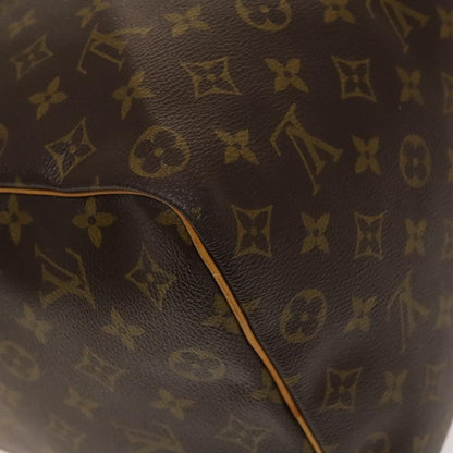 Louis Vuitton Keepall Bag Monogram Canvas, BROWN, CANVAS, Travel bag