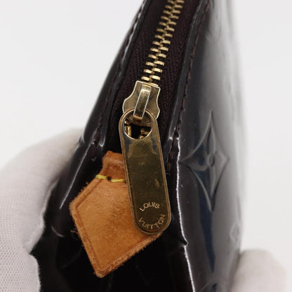 Louis Vuitton Cosmetic Pouch Monogram Vernis, PURPLE, PATENT_LEATHER, Clutche & pouche