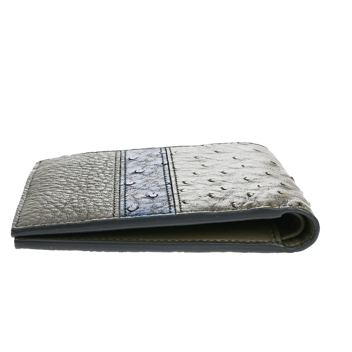 Bottega Veneta Compact Bifold Wallet Embossing Leather, BROWN, LEATHER, Wallets