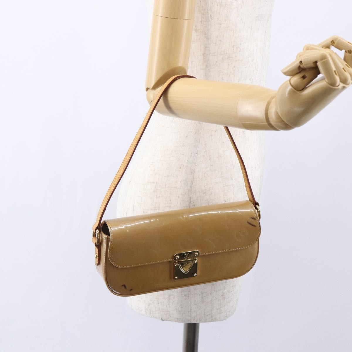 Louis Vuitton Malibu Street Handbag Monogram Vernis, BROWN, PATENT_LEATHER, Shoulder bag