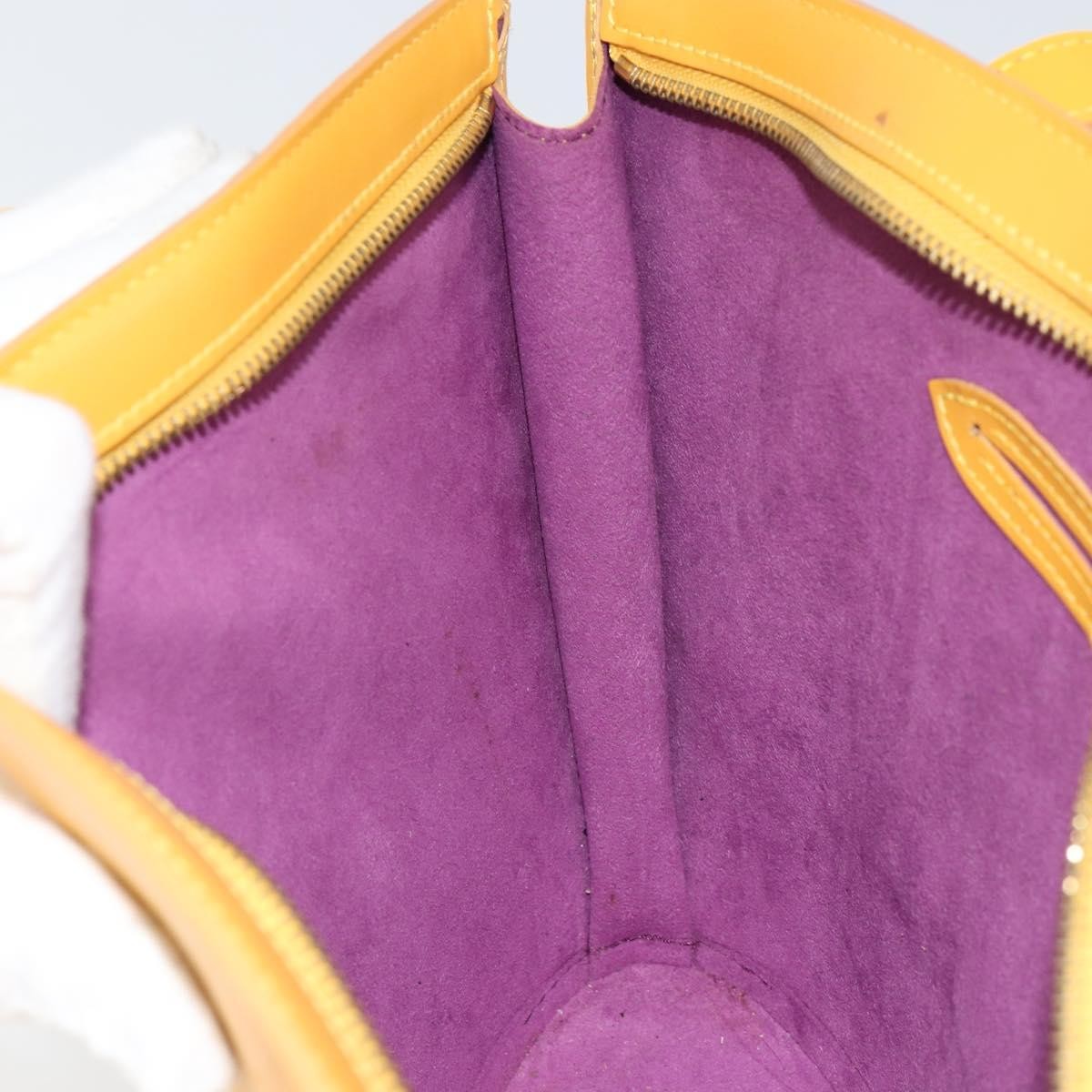 Louis Vuitton Saint Jacques Handbag Epi Leather, YELLOW, LEATHER, Shoulder bag