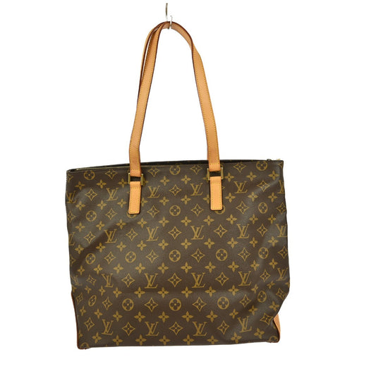 Louis Vuitton Cabas Mezzo Monogram Canvas, BROWN, CANVAS, Tote bag