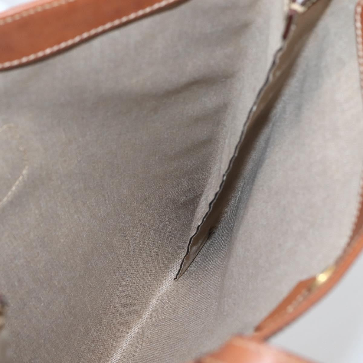 Celine Vintage Macadam Tote bag Canvas, BROWN, CANVAS, Tote bag