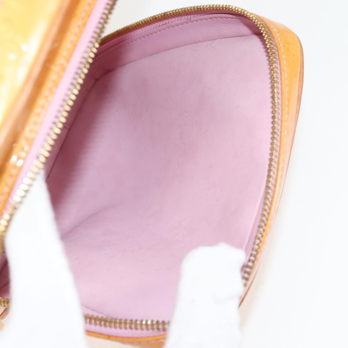 Louis Vuitton Wooster Handbag Monogram Vernis, BEIGE, PATENT_LEATHER, Handbag