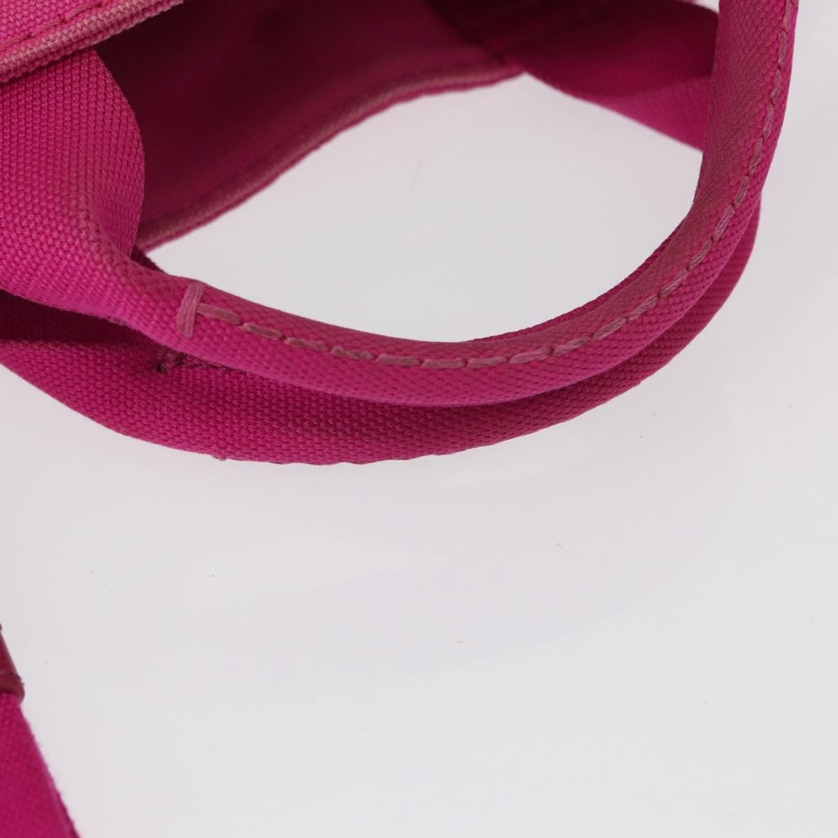 Prada Canapa Open Tote Canvas, PINK, CANVAS, Shoulder bag