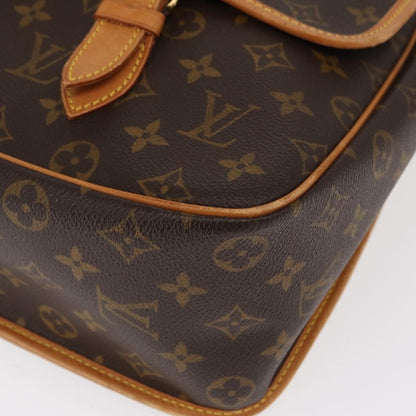 Louis Vuitton Sac Gibeciere Messenger Bag Monogram Canvas, BROWN, CANVAS, Shoulder bag