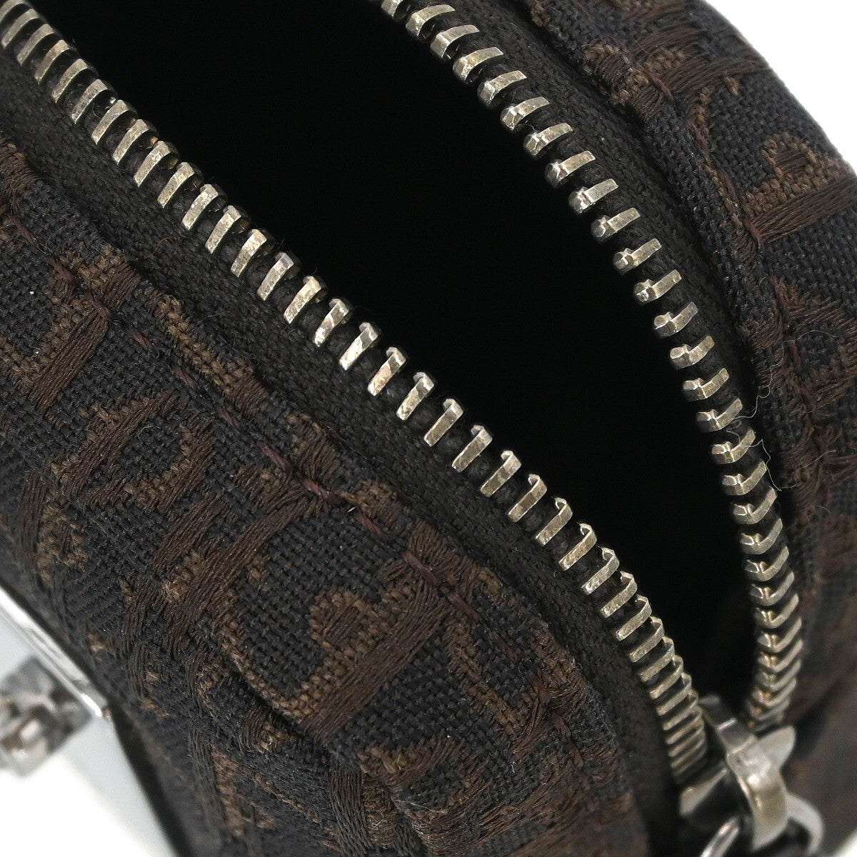 Christian Dior Vintage Trotter Pouch Canvas, BROWN, CANVAS, Clutche & pouche