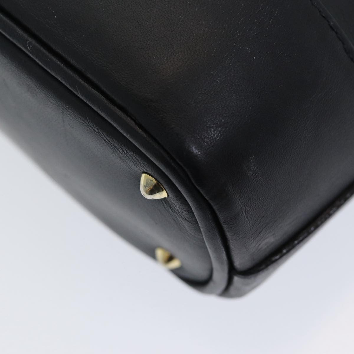 Bally Vintage Shoulder Bag Leather, Black, Leather, Shoulder Bag