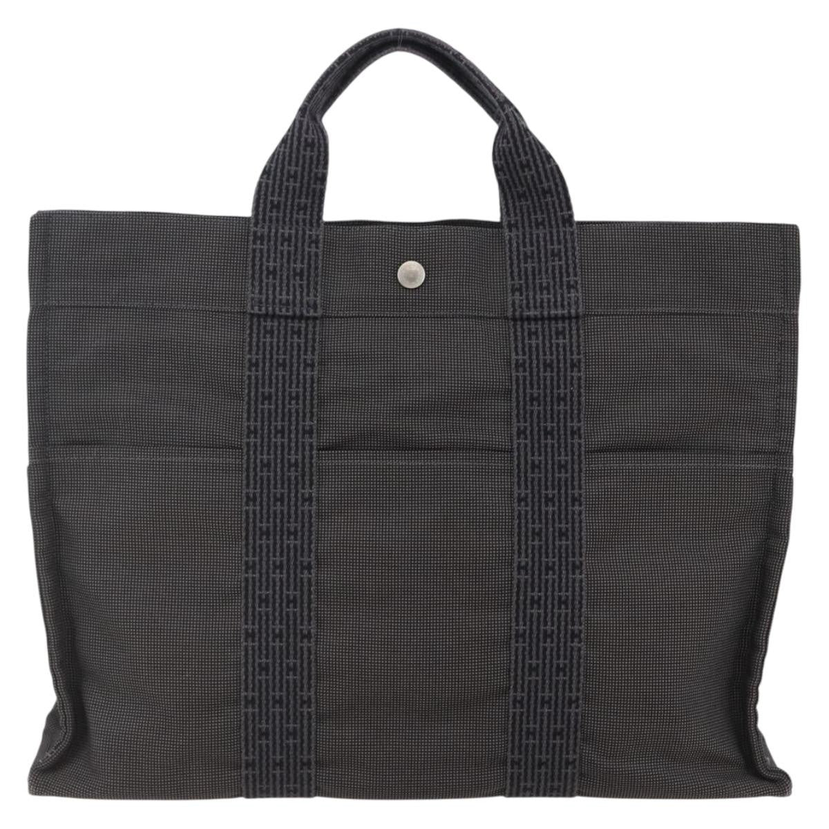 Hermes Fourre-tout Herline Fourre-tout Herline, GRAY, CANVAS, Tote bag