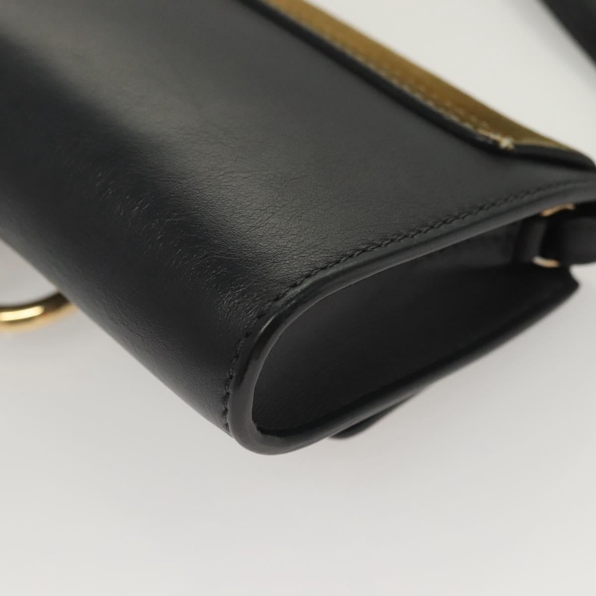 Chloe Faye Shoulder Bag Leather and Suede, NAVY, LEATHER, Shoulder bag