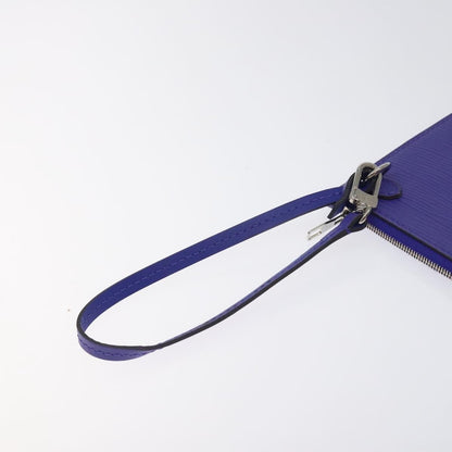 Louis Vuitton Neverfull Pochette Epi Leather, PURPLE, LEATHER, Tote bag