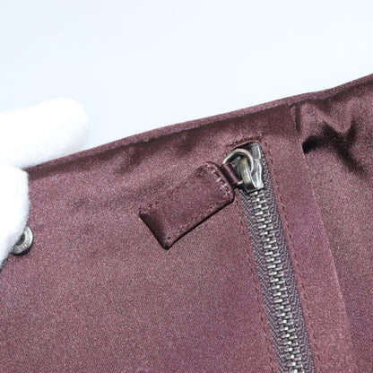 Prada Vintage Pouch Satin, BEIGE, SATIN, Clutche & pouche