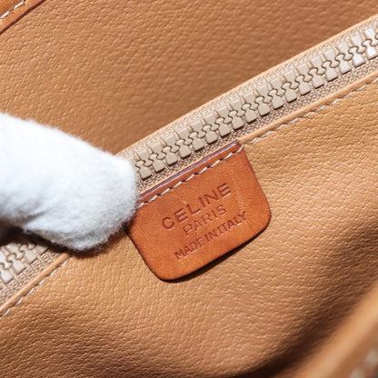 Celine Vintage Macadam Tote bag Canvas, BROWN, PVC, Tote bag