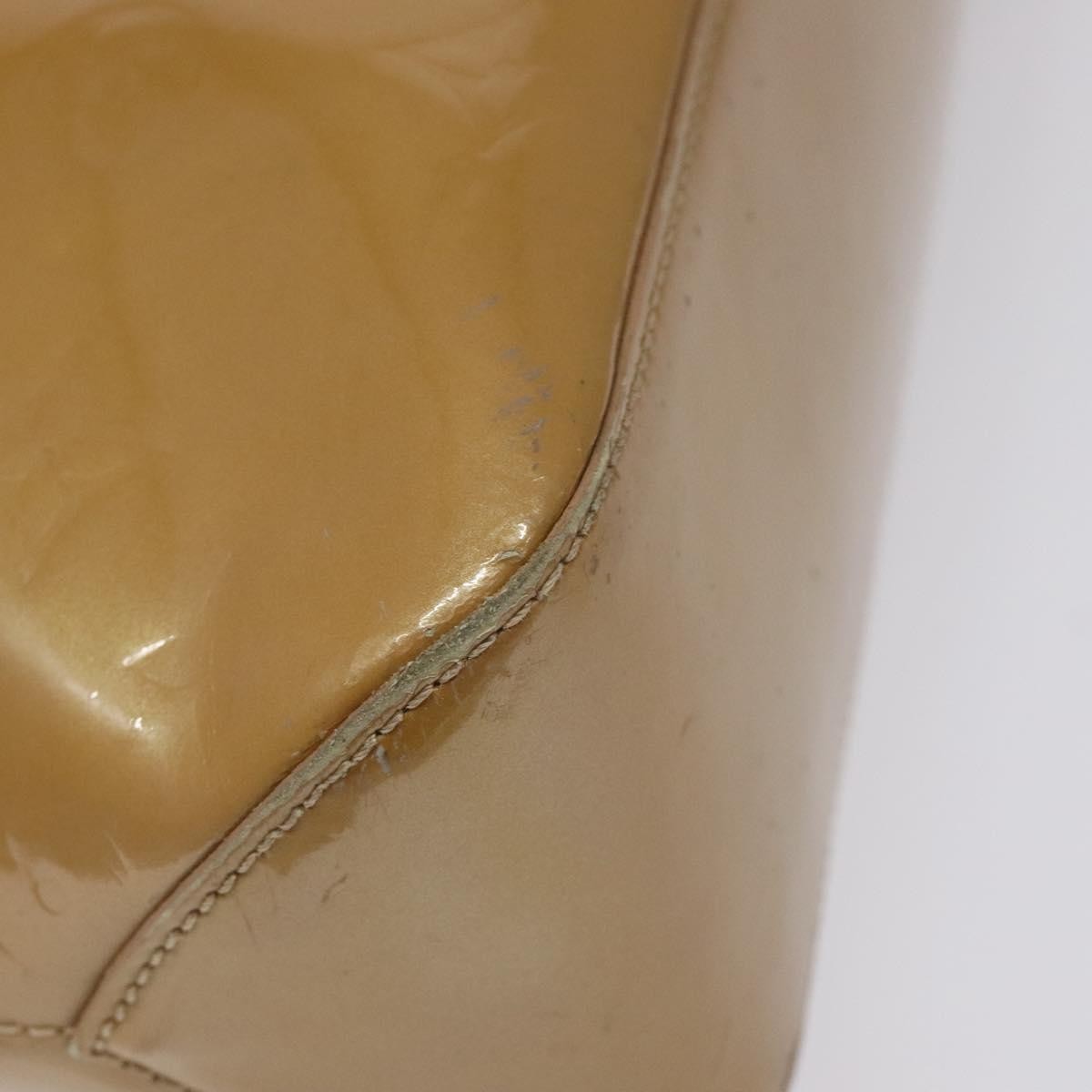 Louis Vuitton Brentwood Handbag Monogram Vernis, BEIGE, PATENT_LEATHER, Shoulder bag