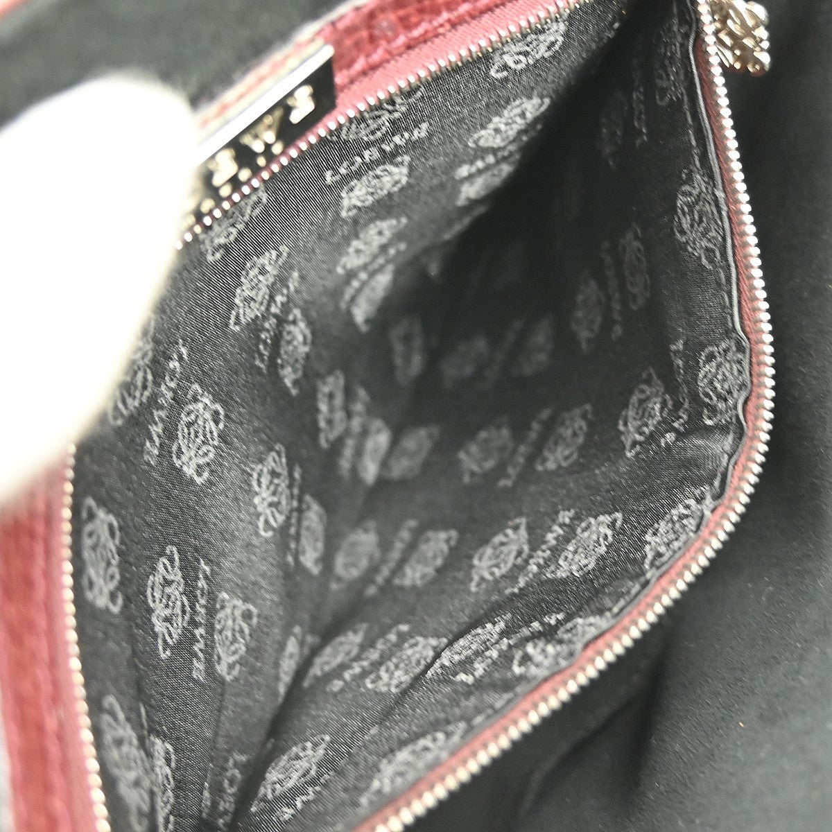 Loewe Vintage Shoulder Bag Leather, BURGUNDY, LEATHER, Shoulder bag