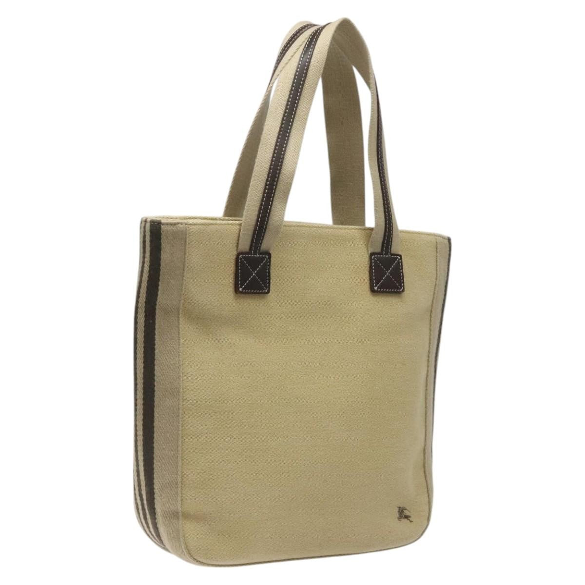 Burberry Blue Label Tote Bag Canvas, BEIGE, CANVAS, Tote bag