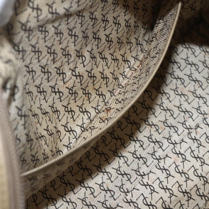 Saint Laurent Vintage Handbag PVC Leather, GRAY, PVC, Handbag