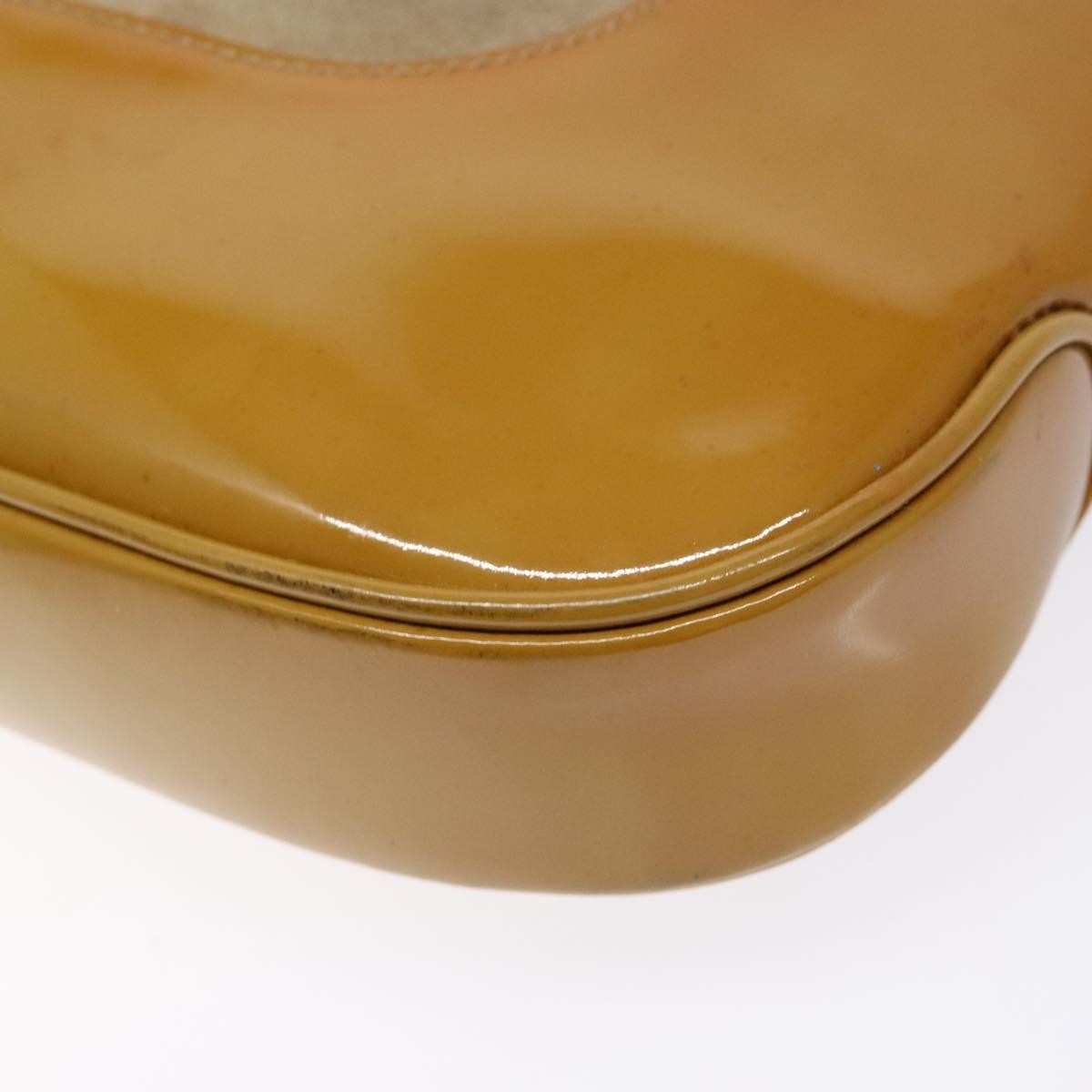 Gucci Jackie Bag Patent Leather, BEIGE, SUEDE, Shoulder bag