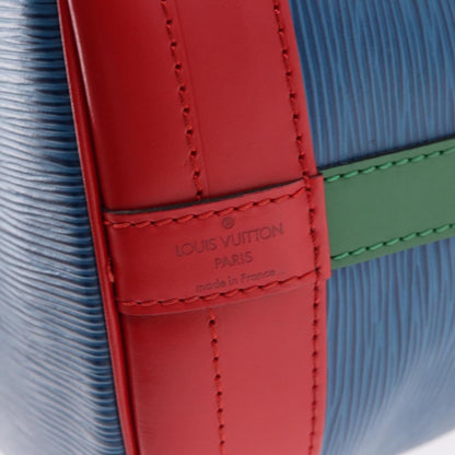 Louis Vuitton Tricolor Noe Handbag Epi Leather, BLUE, LEATHER, Shoulder bag