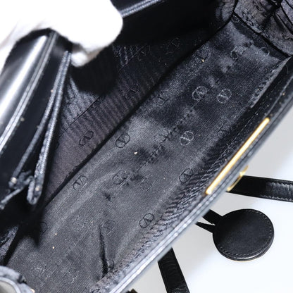 Valentino Garavani Flap Shoulder Bag Leather, BLACK, LEATHER, Shoulder bag