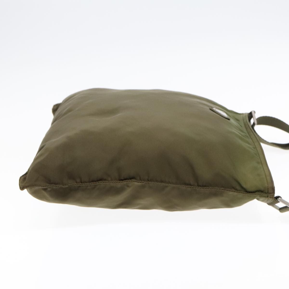 Prada Flat Messenger Bag Tessuto, KHAKI, NYLON, Shoulder bag