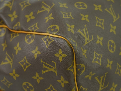 Louis Vuitton Keepall Bandouliere Bag Monogram Canvas, BROWN, CANVAS, Travel bag