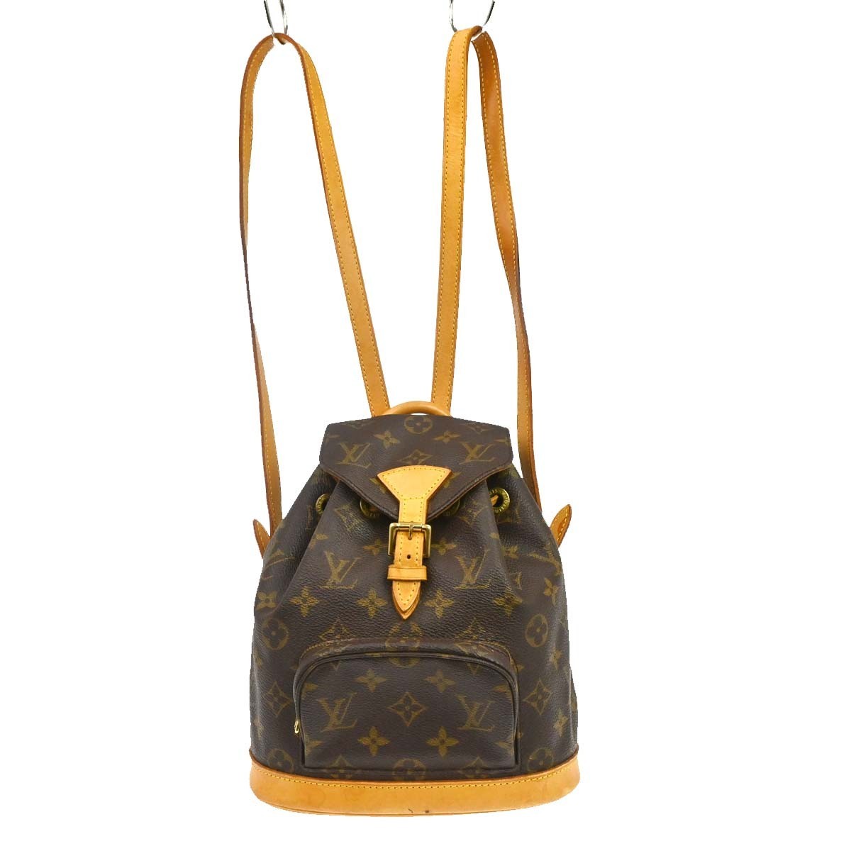 Louis Vuitton Vintage Montsouris Backpack Monogram Canvas, Brown, Canvas, Backpack