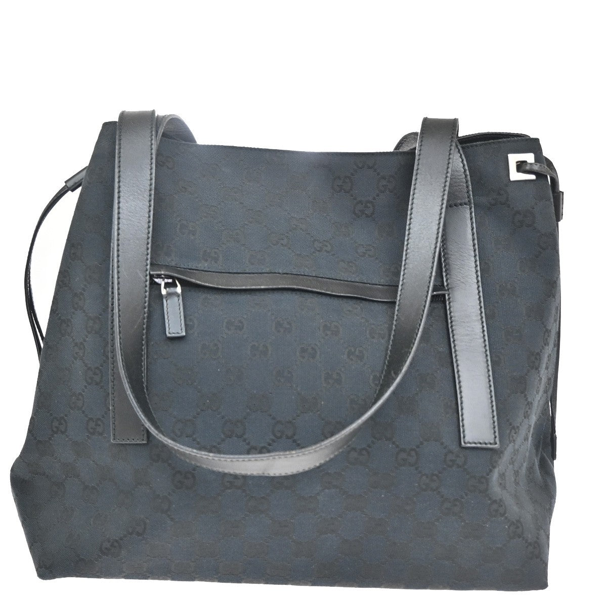 Gucci Vintage tote GG Canvas, BLACK, CANVAS, Tote bag