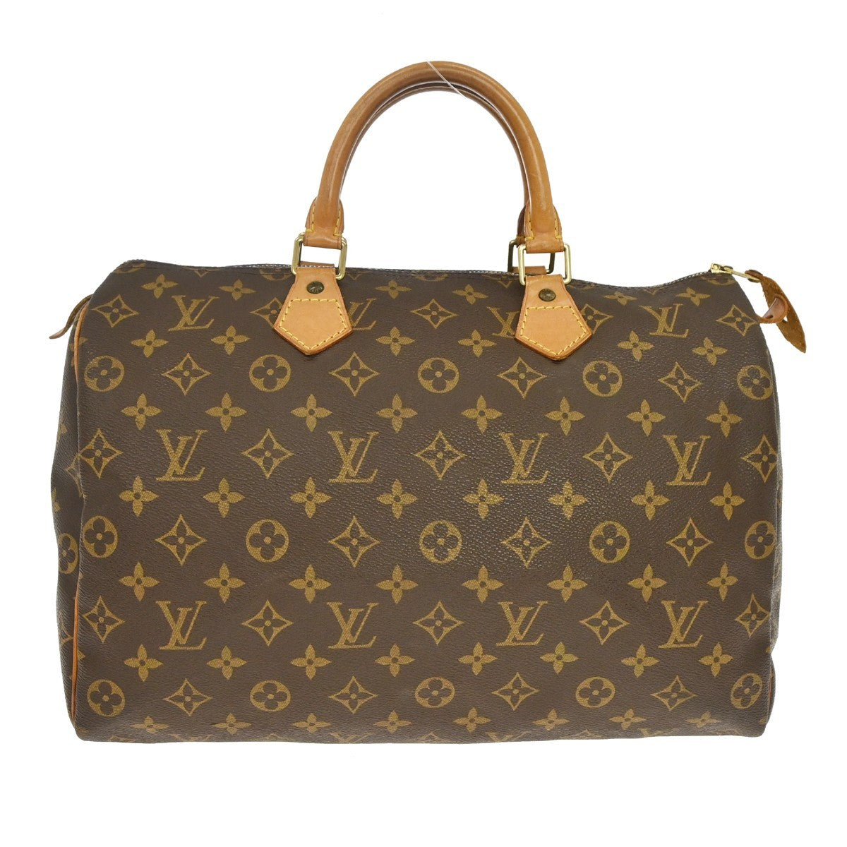 Louis Vuitton Speedy Handbag Monogram Canvas, Brown, Canvas, Handbag