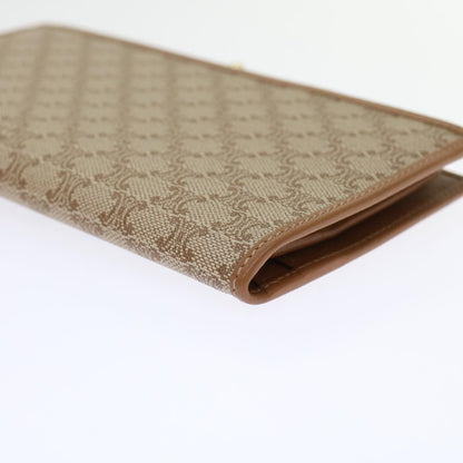 Celine Macadam Wallet Medium, BEIGE, CANVAS, Wallets