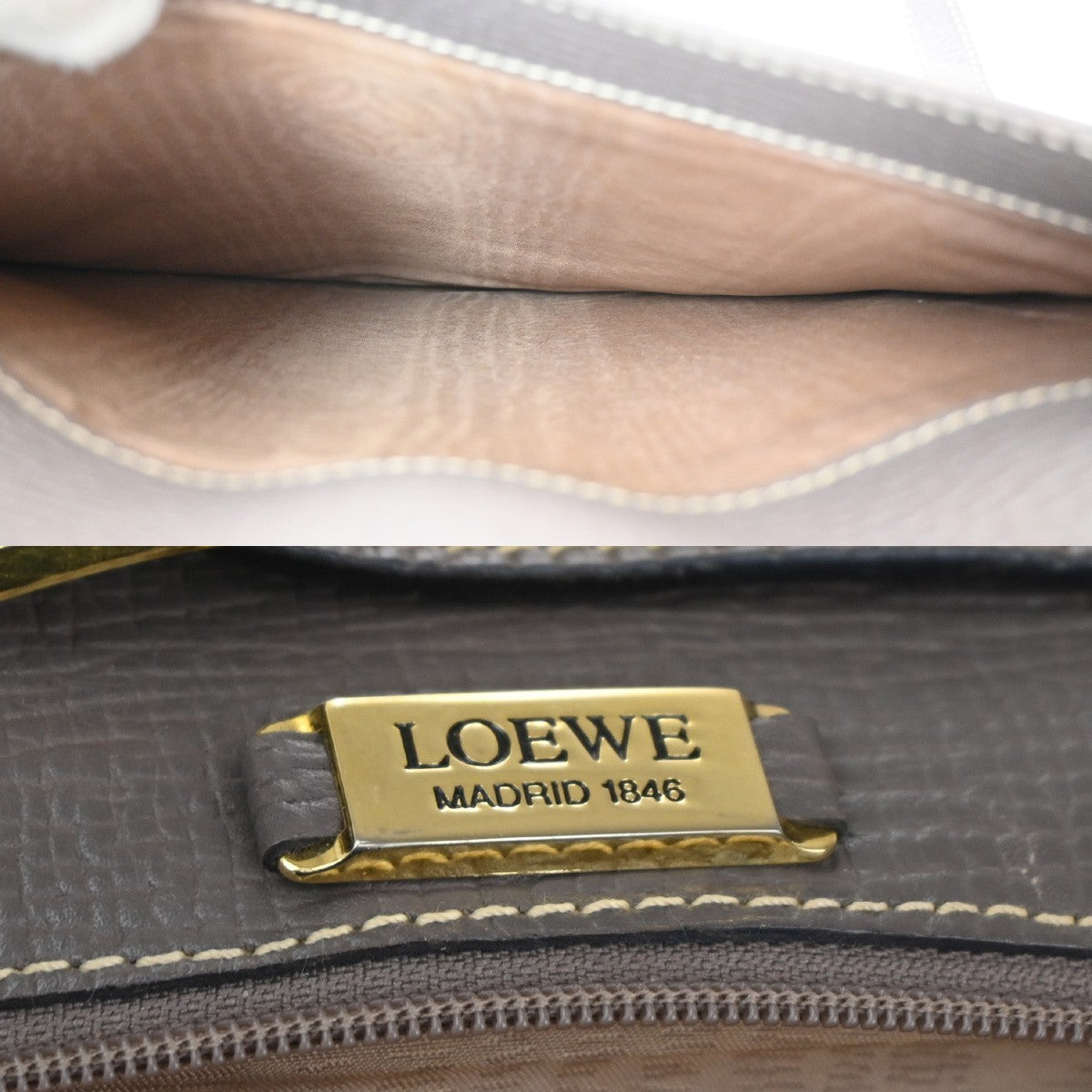 Loewe Barcelona Shoulder Bag Leather, PURPLE, LEATHER, Shoulder bag