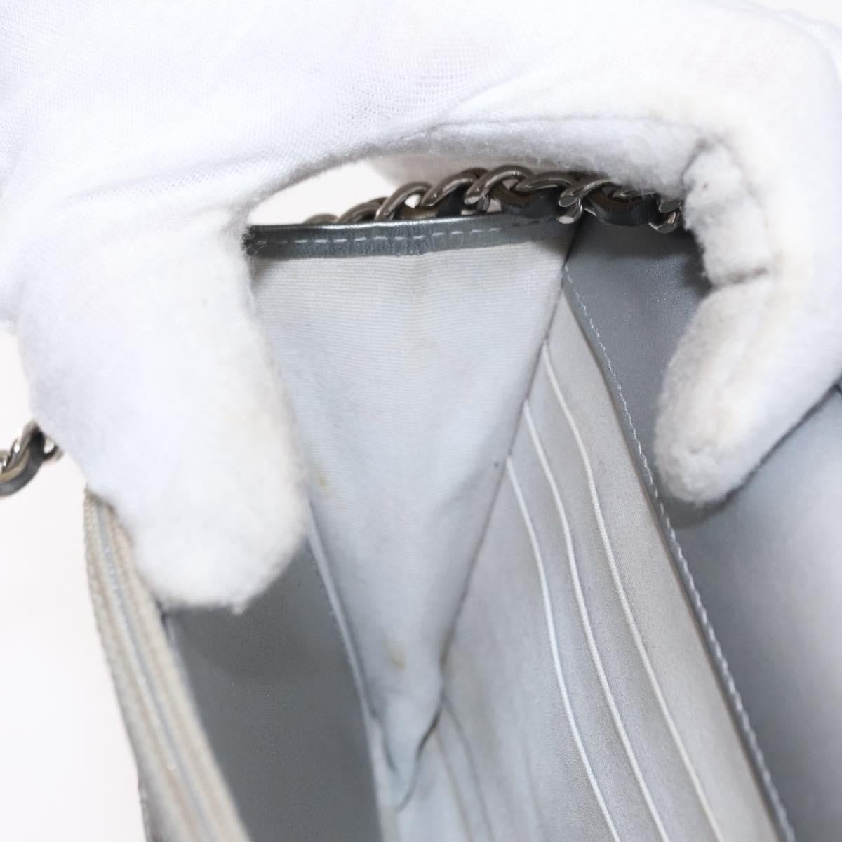 Chanel Reissue 2.55 Wallet on Chain Quilted Lambskin, SILVER, LEATHER, Shoulder bag