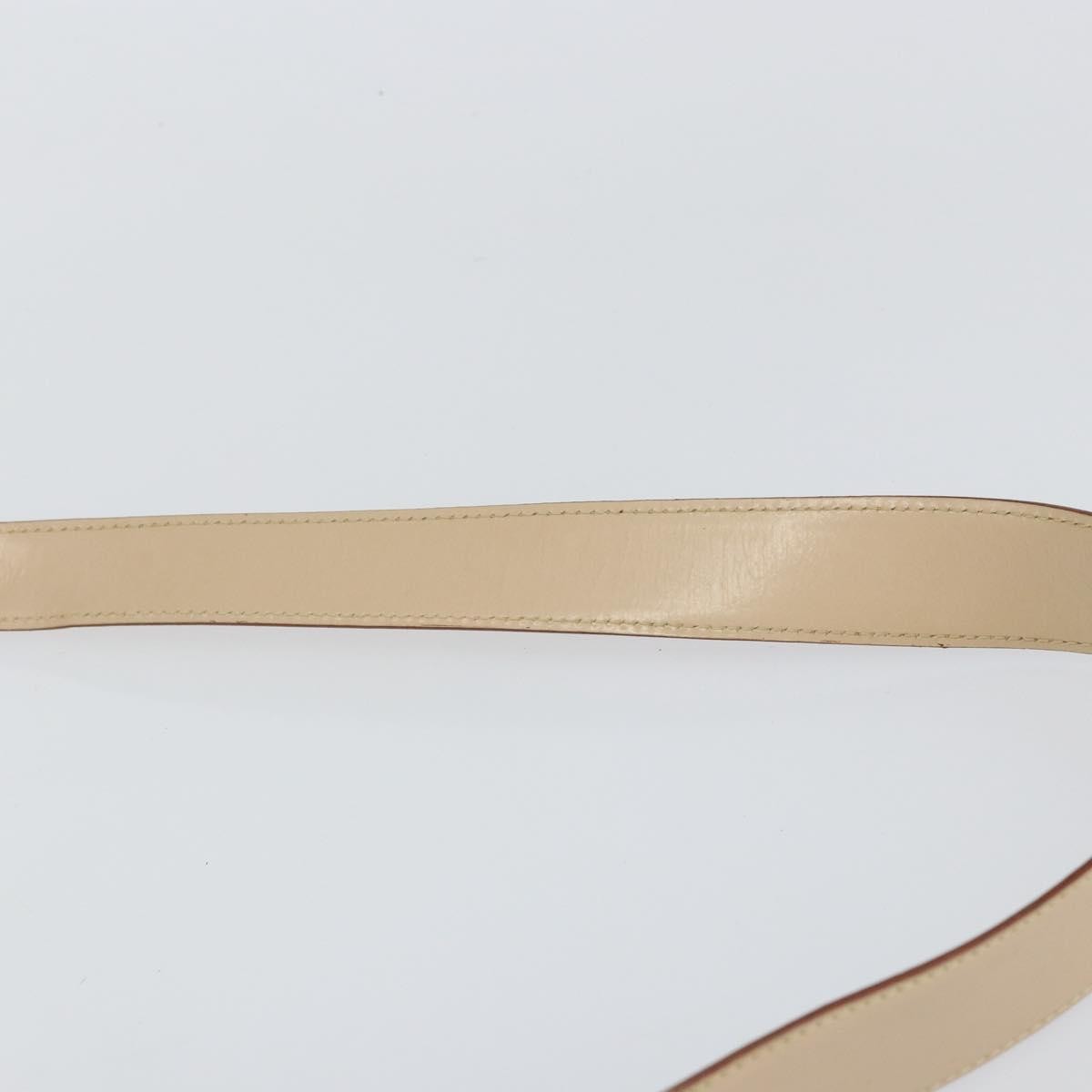 Salvatore Ferragamo Gancini Shoulder Bag Leather, BEIGE, LEATHER, Shoulder bag