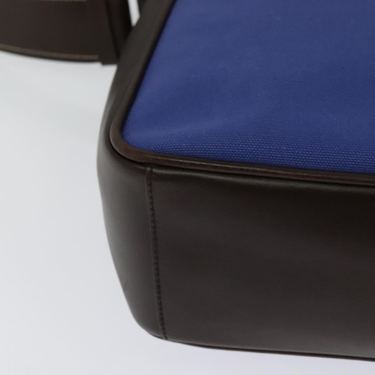 Prada Vintage Shoulder Bag Canvas, BLUE, CANVAS, Shoulder bag